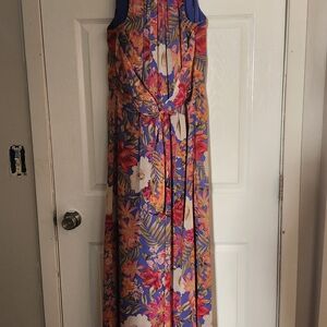 Vince Camuto Multicolor Floral Maxi Dress